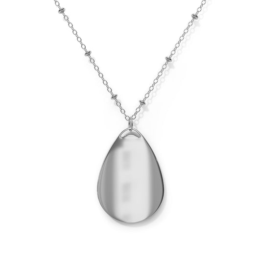 Ultra Europe Oval Necklace – Elegant Statement-smycken för festivalälskare