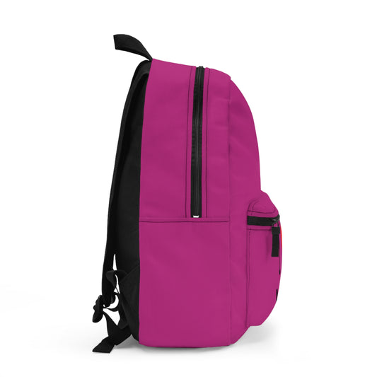 I Love MDMA Pink Backpack - Trendig högskole- och festivalutrustning
