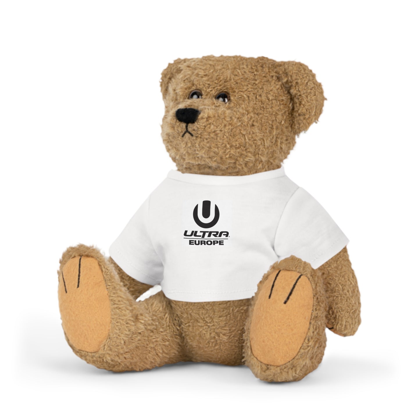 Ultra Europe Plyschleksak med T-shirt - Söt björn för musikfestivalälskare