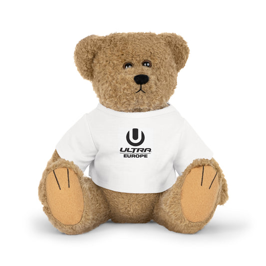 Ultra Europe Plyschleksak med T-shirt - Söt björn för musikfestivalälskare