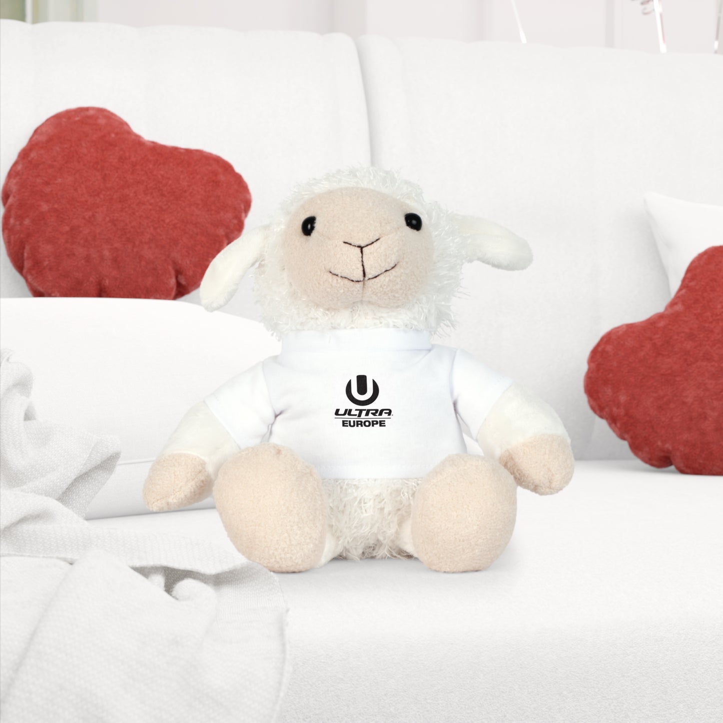 Ultra Europe Plyschleksak med T-shirt - Söt björn för musikfestivalälskare
