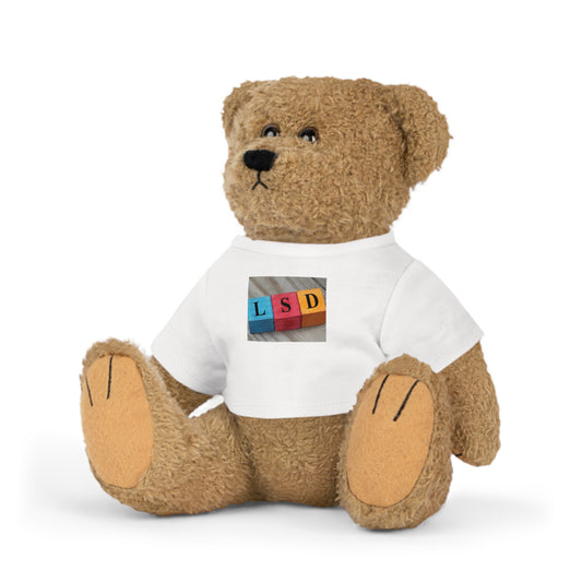 Bedårande LSD plyschleksak med anpassad T-shirt / LSD