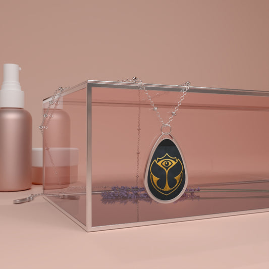 Elegant Tomorrowland-inspirerat ovalt halsband