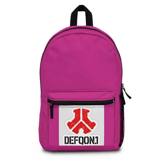 DEFQON.1 Festival Pink Backpack - Perfekt för musikälskare och utomhusäventyr