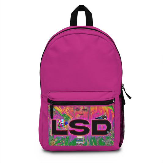 Färgglad LSD grafisk ryggsäck - Trendig och funktionell dagsäck