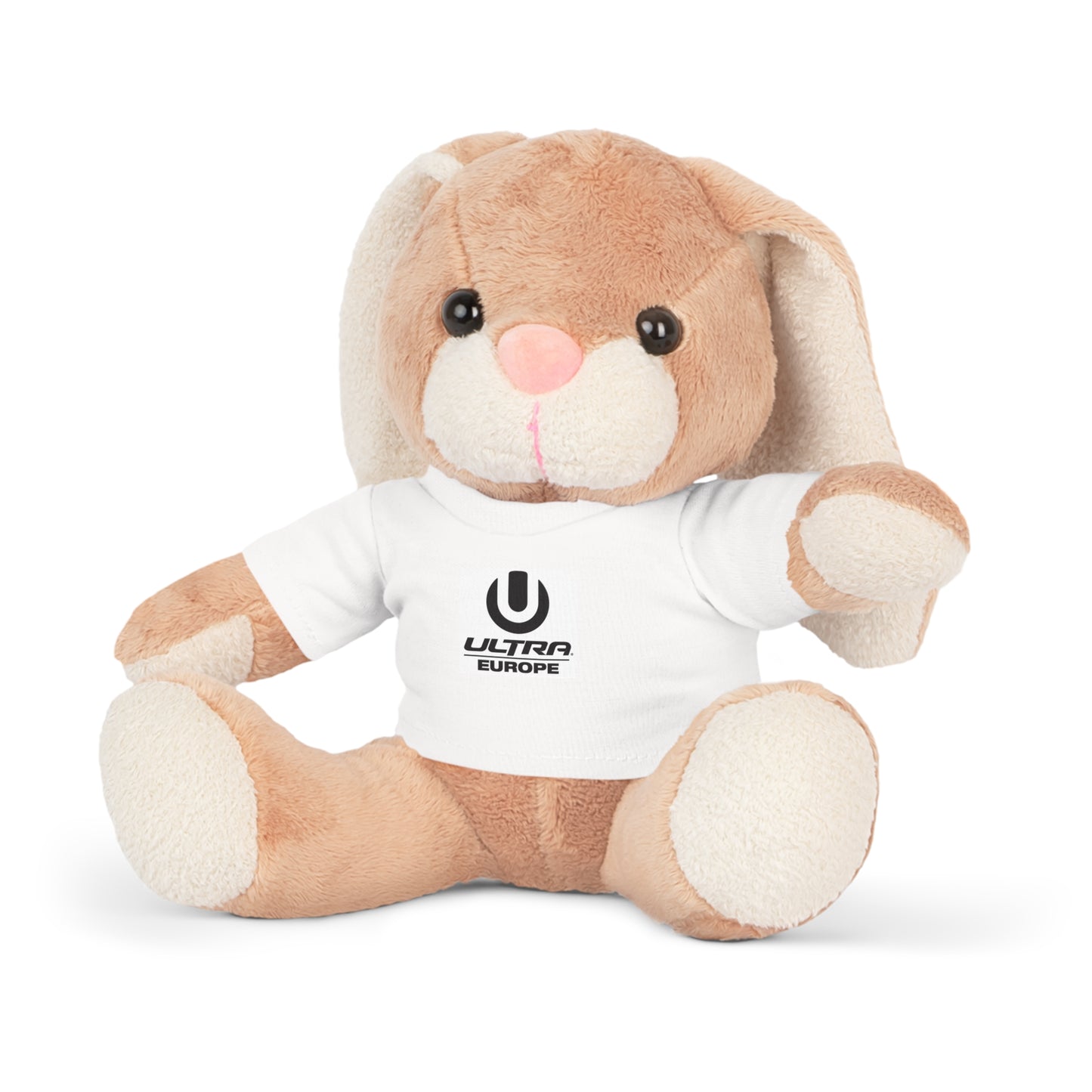Ultra Europe Plyschleksak med T-shirt - Söt björn för musikfestivalälskare