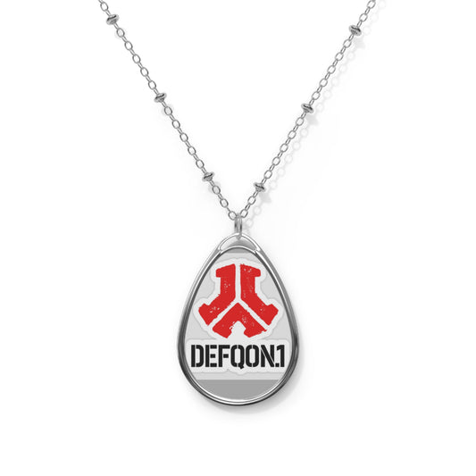 DEFQON.1 Ovalt halsband - Statement Smycken för musikfestivalälskare