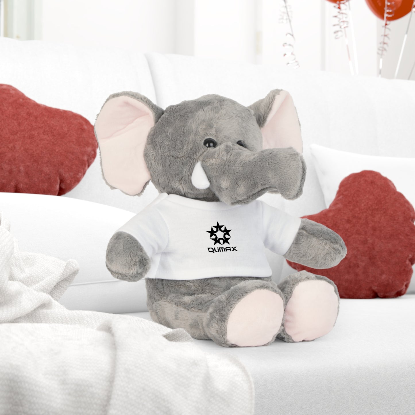Cuddle Buddy Plyschleksak med anpassad T-shirt / QLIMAX