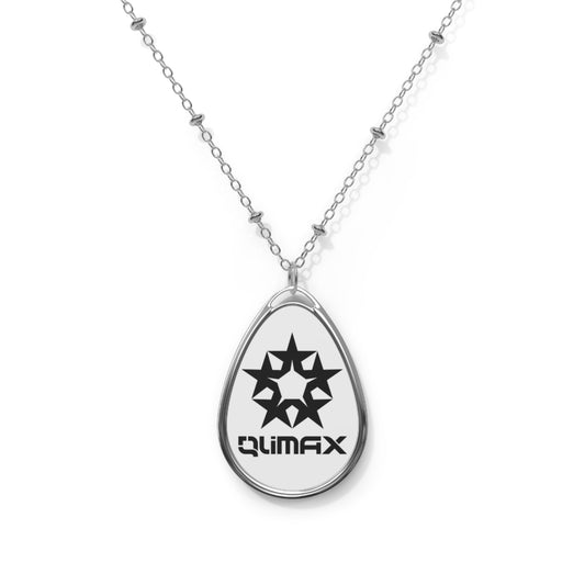 Climax Oval Halsband - Snyggt silverhänge för djärva uttalanden