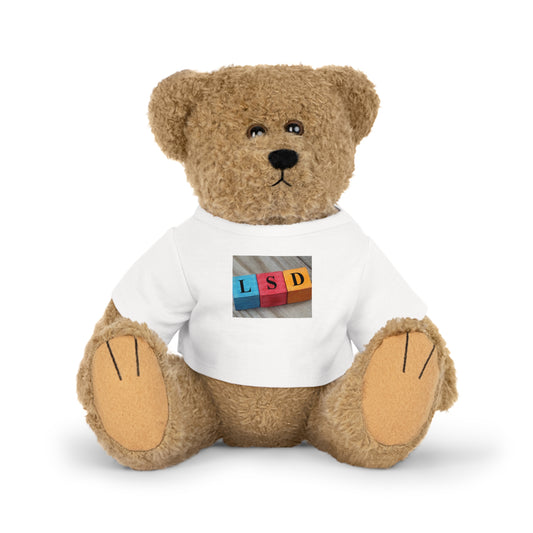 Bedårande LSD plyschleksak med anpassad T-shirt / LSD