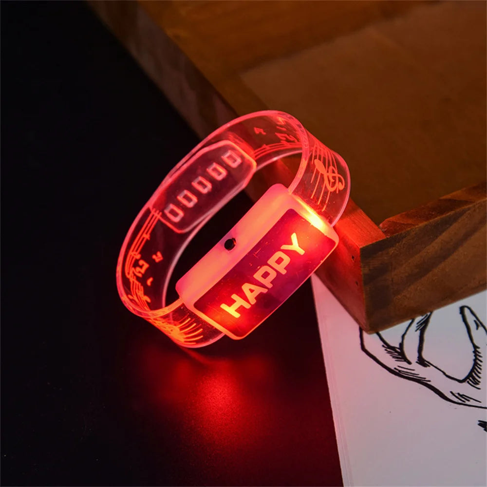 Led Glödande Neon Ljus Armband