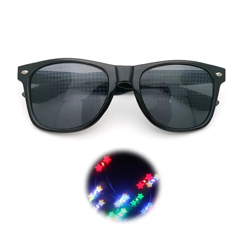 3D Effekt Diffraktionsglasögon