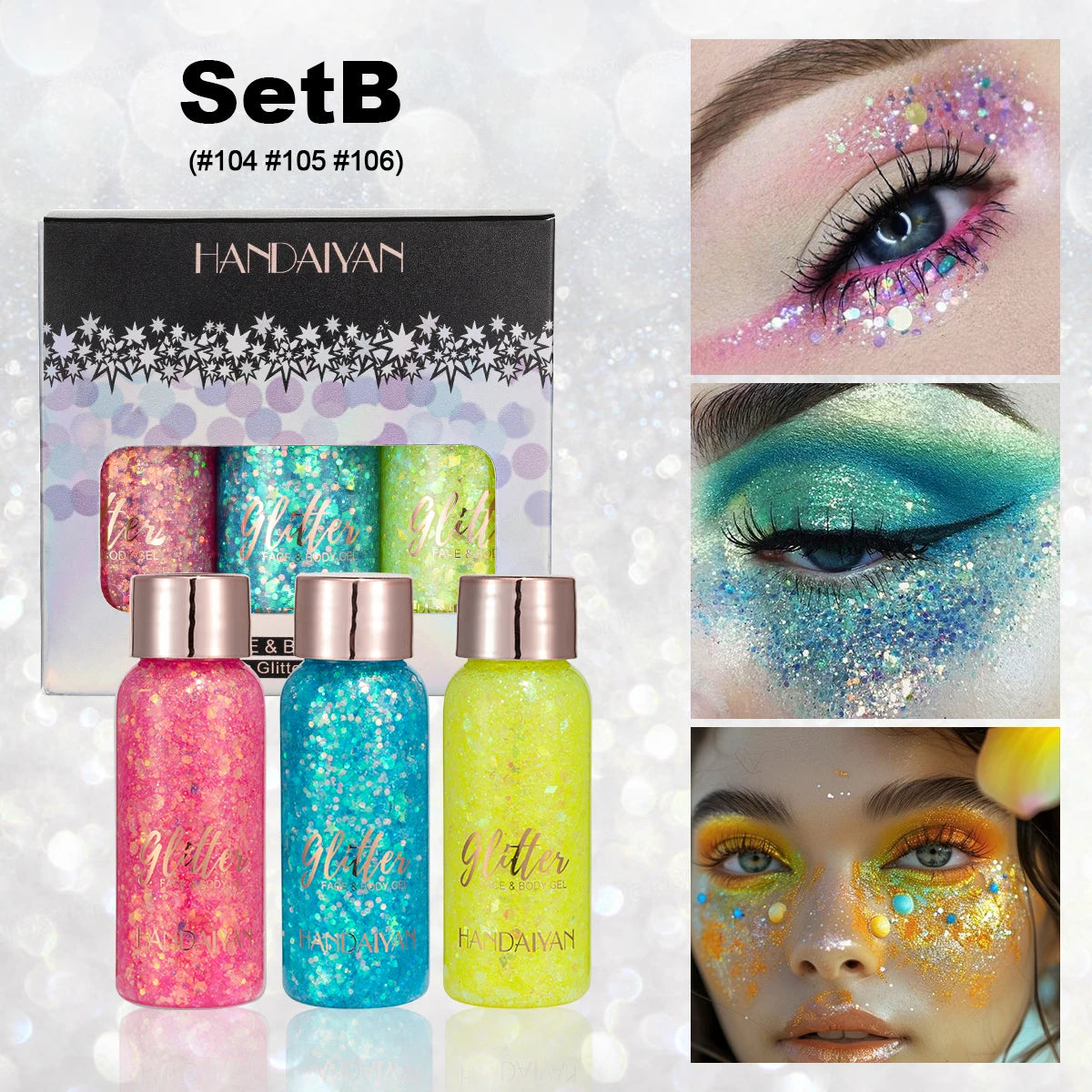 Ansikte och kropps glitter
