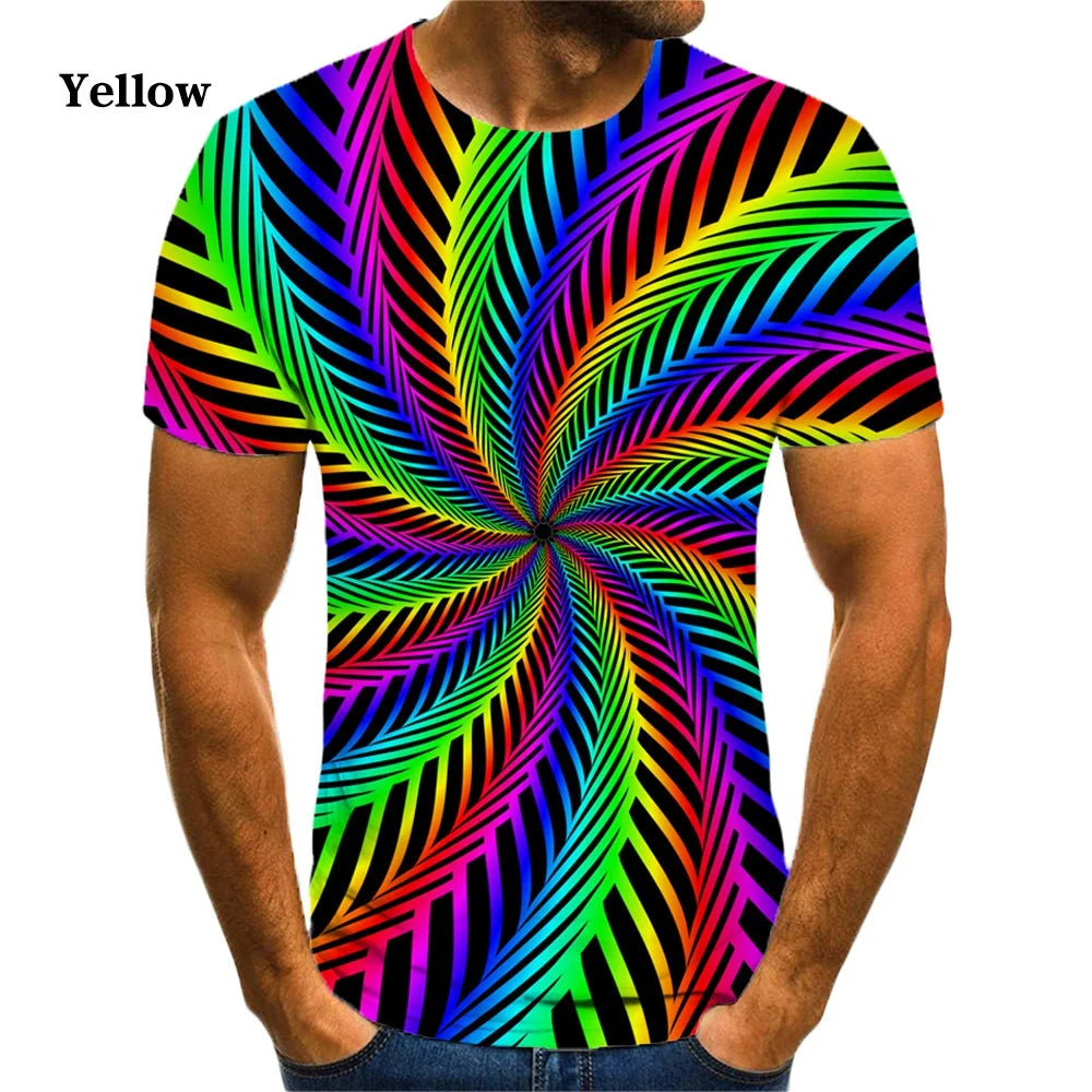 Nytt mode Vertigo Hypnotic Swirl  T-shirt