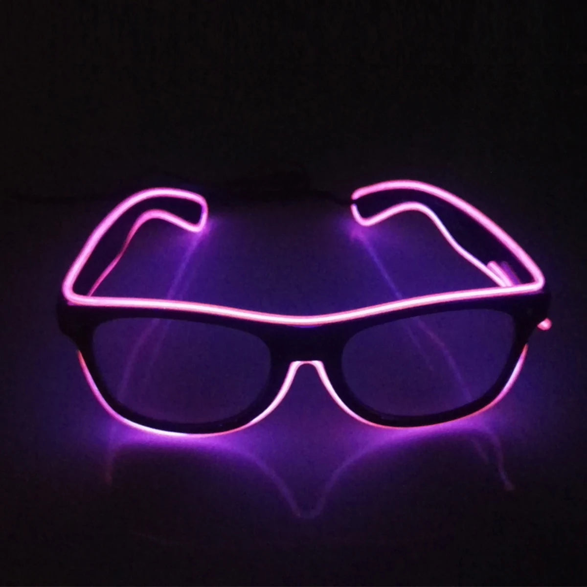 Rave Glödande Glasögon Med Neon