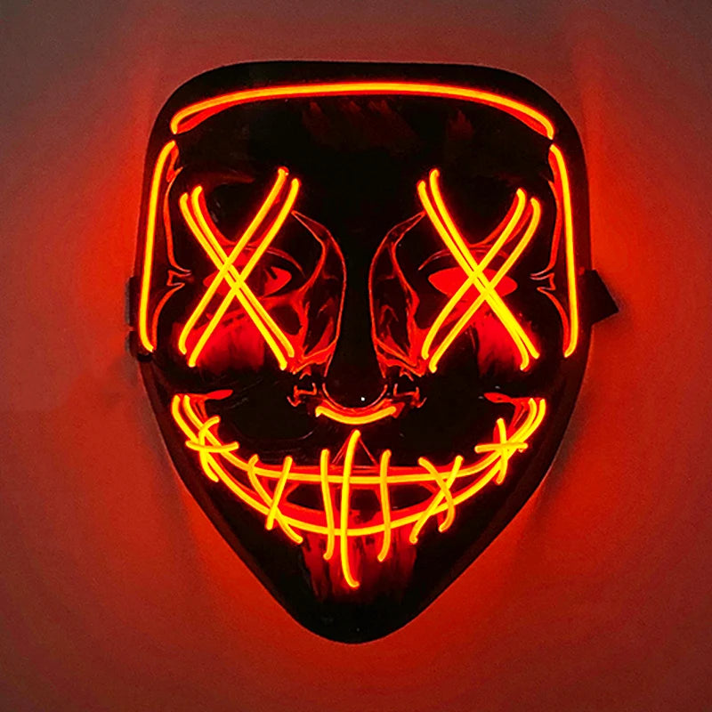 Wireless Rave Mask Dekor Lysande LED
