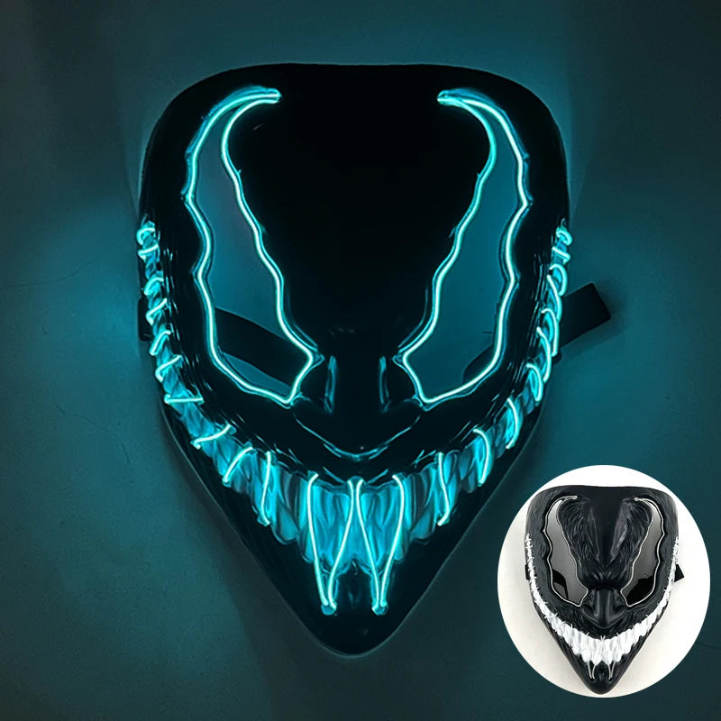Wireless Rave Mask Dekor Lysande LED