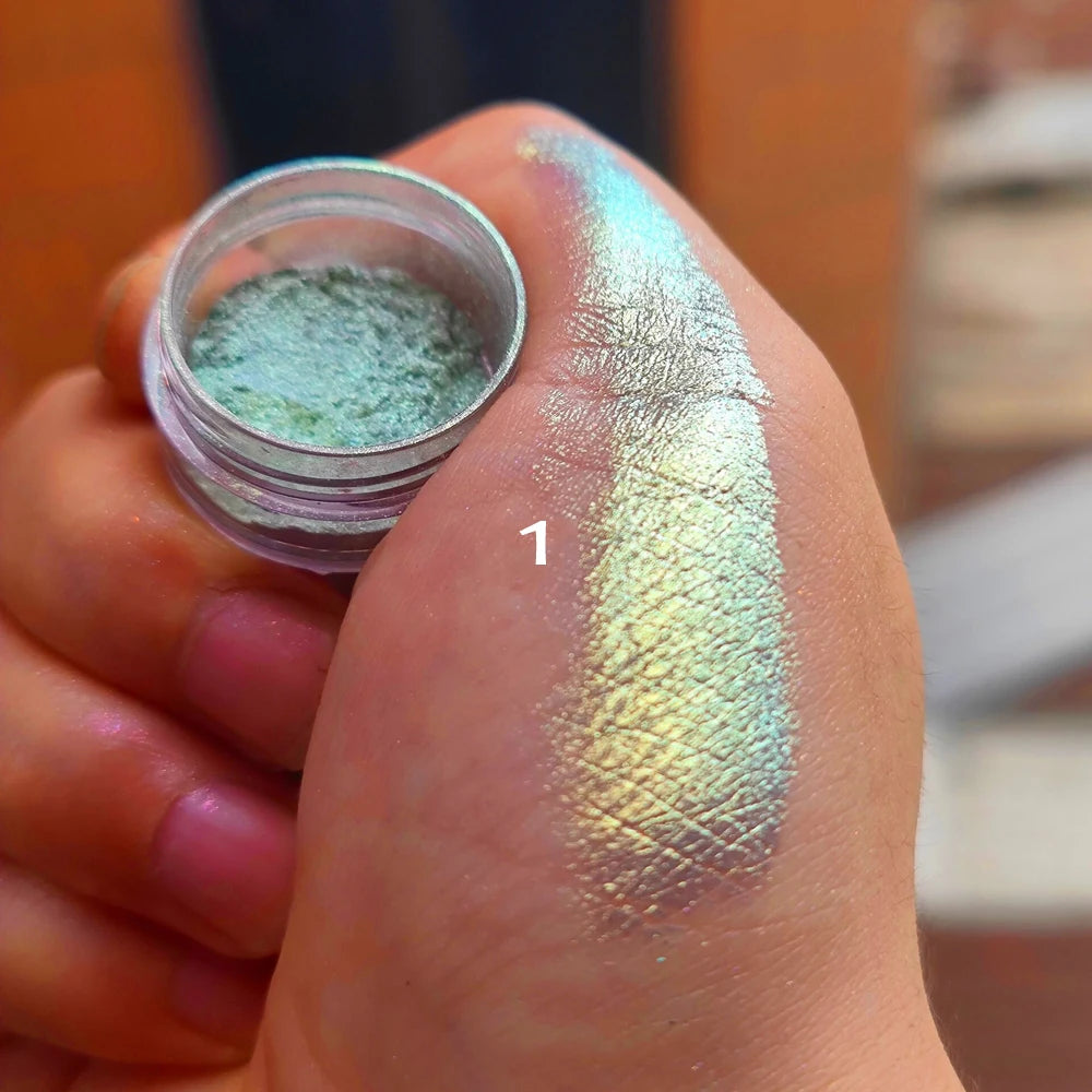 Glittrande Gradient Ögonskugga makeup