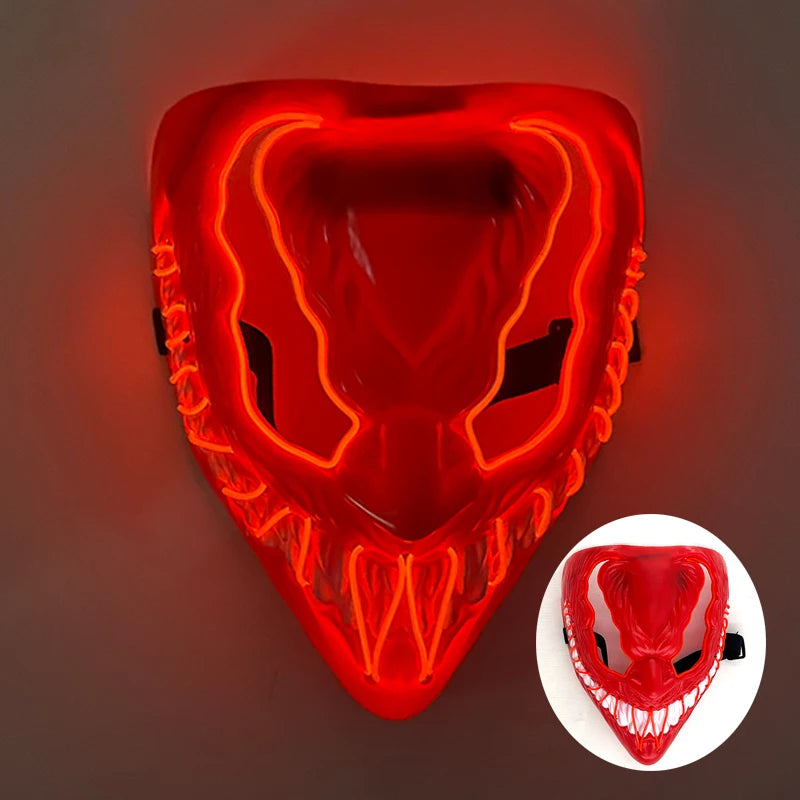 Wireless Rave Mask Dekor Lysande LED