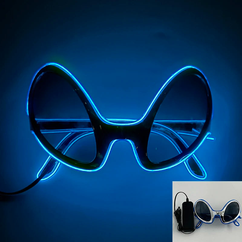 LED-ljusglasögon Glödande självlysande glasögon