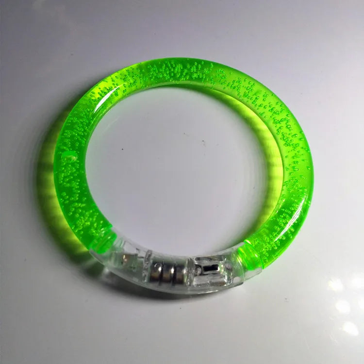1 STYCK Flash Armband LED Blinkande handledsglöd armring