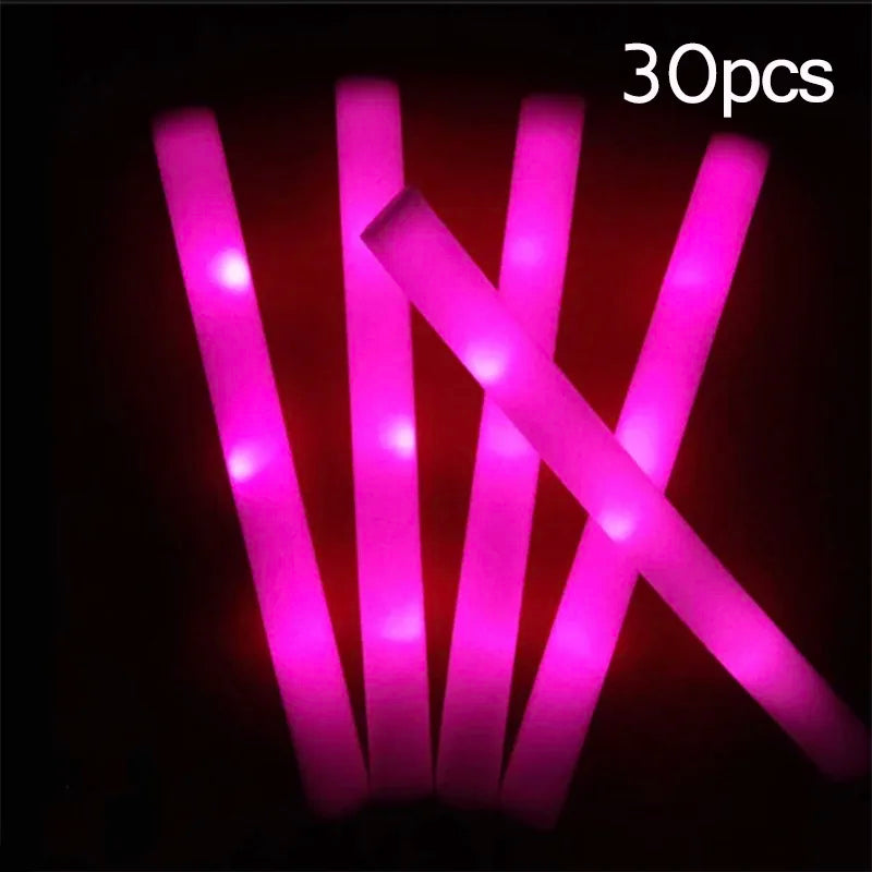15Pcs LED Glow Sticks Bulk