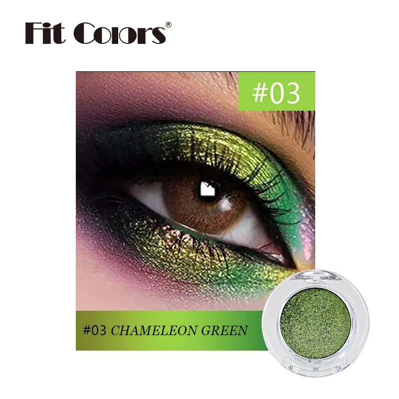 Högpigmenterad kameleontlila ögonskuggapulver