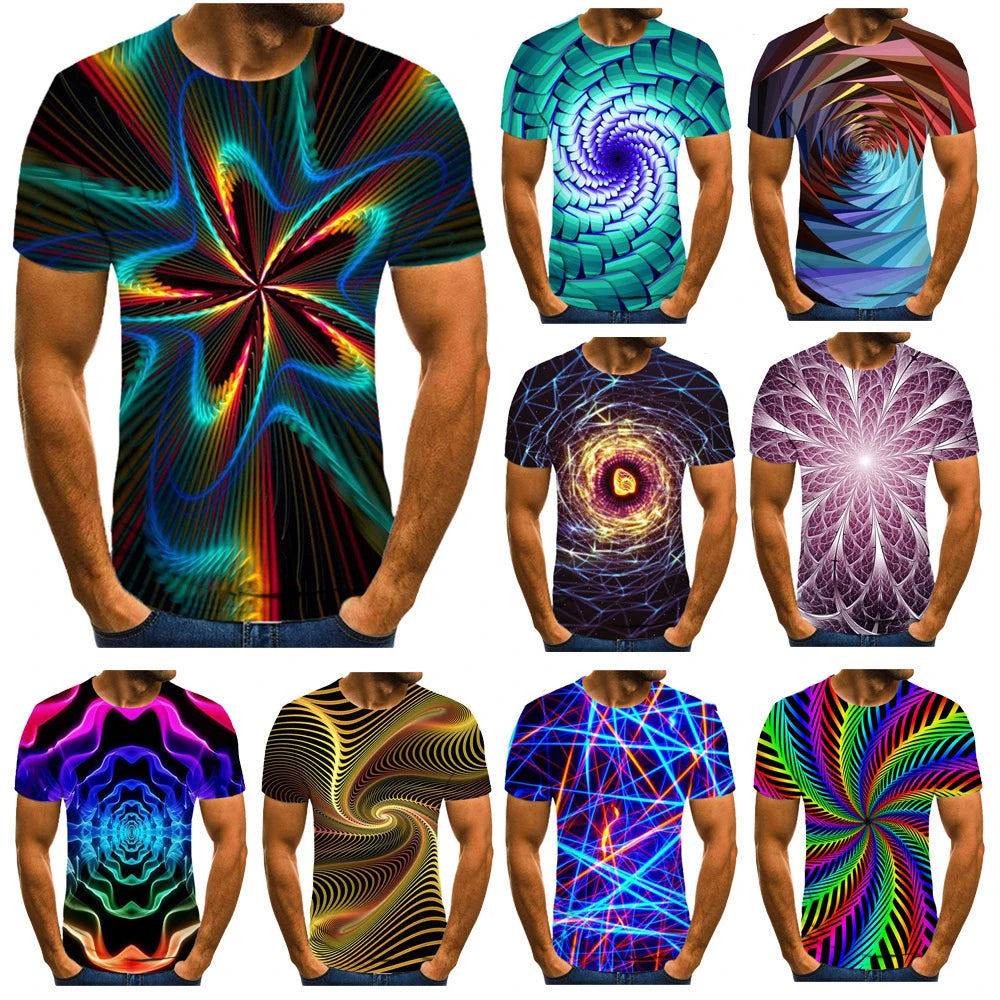 Nytt mode Vertigo Hypnotic Swirl  T-shirt