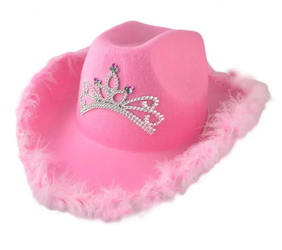 Pink Cowboy Hats for Women Girls
