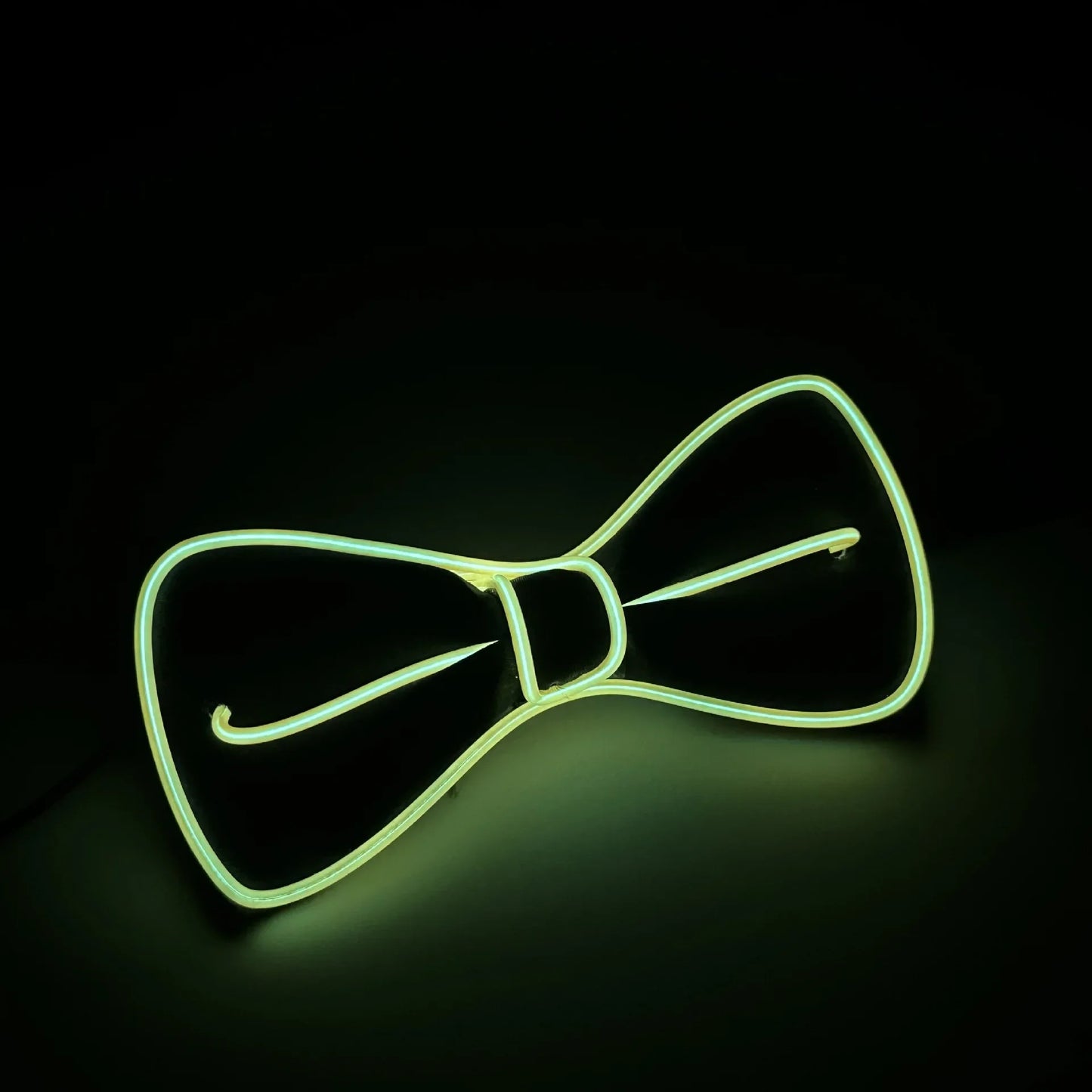 NEW Tie Bow LED Lights Suspenders Festival Party