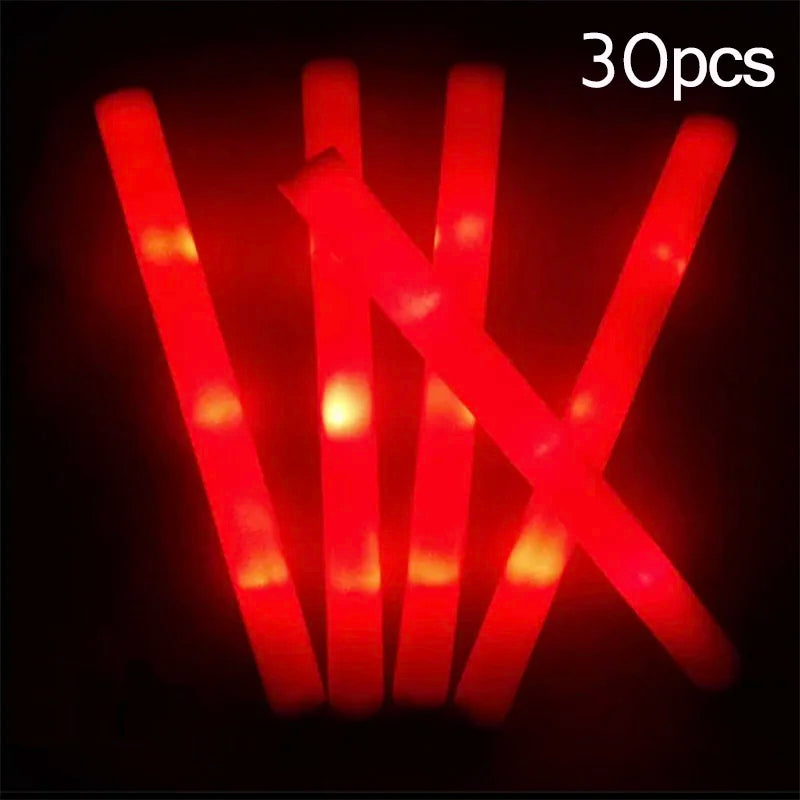 15Pcs LED Glow Sticks Bulk