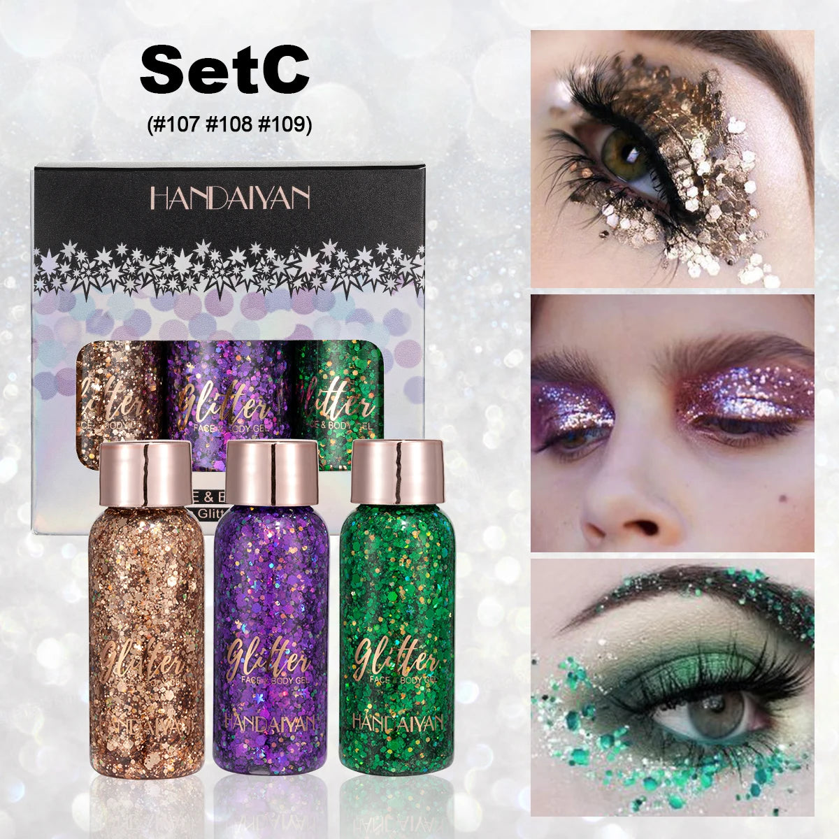 Ansikte och kropps glitter
