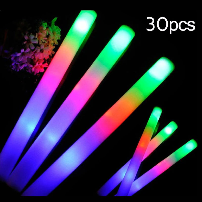 15Pcs LED Glow Sticks Bulk