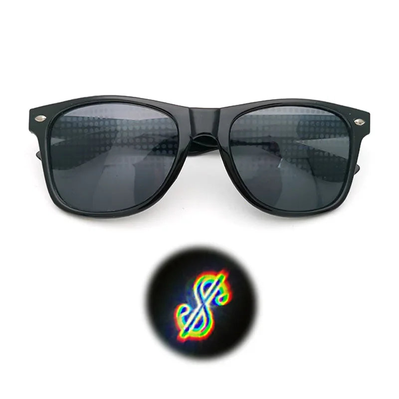 3D Effekt Diffraktionsglasögon