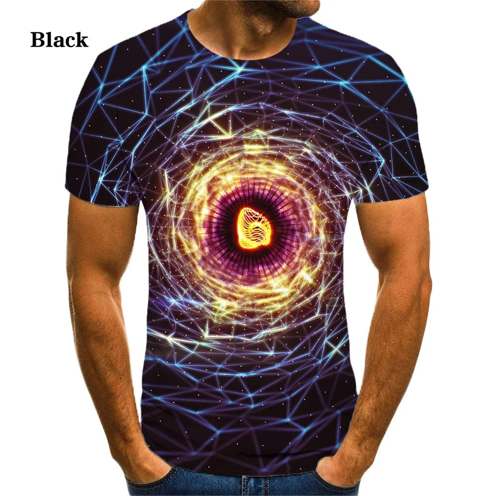 Nytt mode Vertigo Hypnotic Swirl  T-shirt