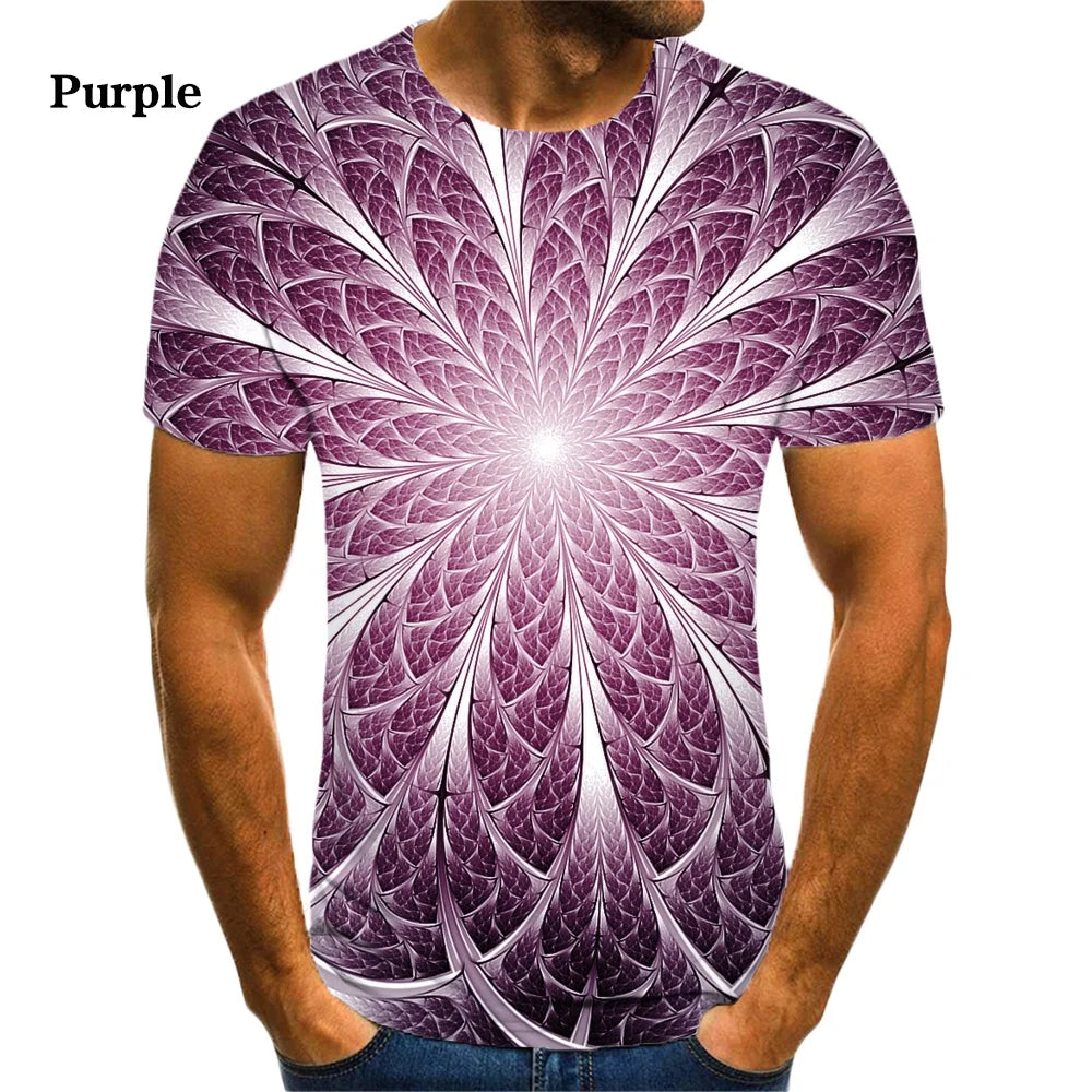 Nytt mode Vertigo Hypnotic Swirl  T-shirt