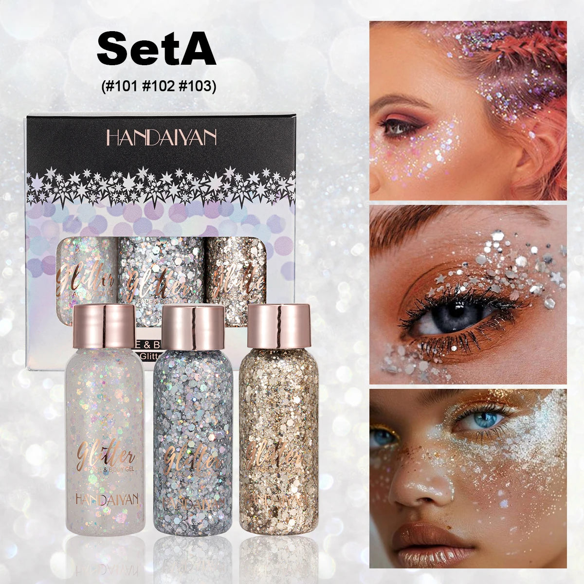 Ansikte och kropps glitter