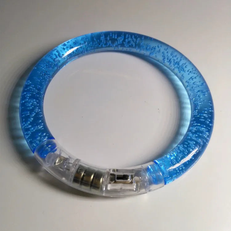 1 STYCK Flash Armband LED Blinkande handledsglöd armring