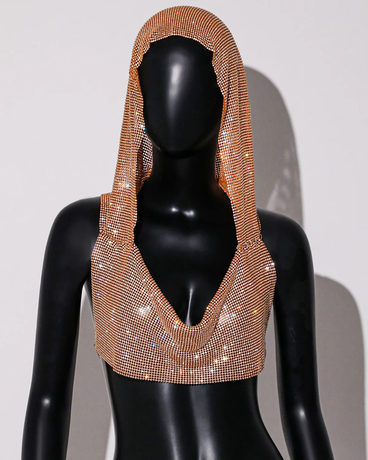 Glänsande strass Fishnet, Cover Up Party Club