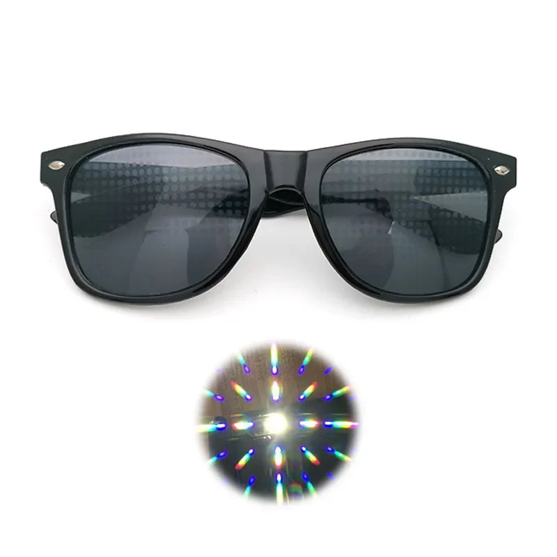 3D Effekt Diffraktionsglasögon