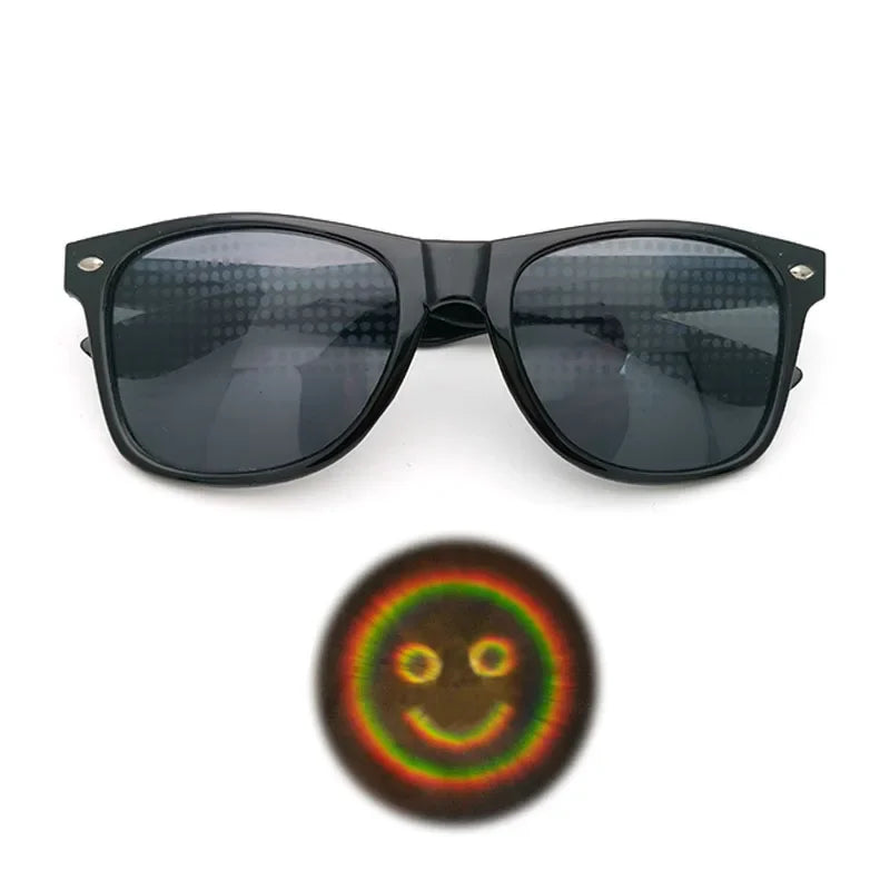 3D Effekt Diffraktionsglasögon