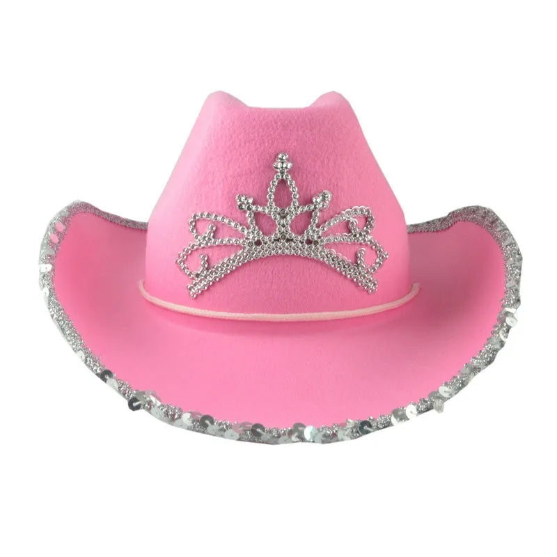 Pink Cowboy Hats for Women Girls
