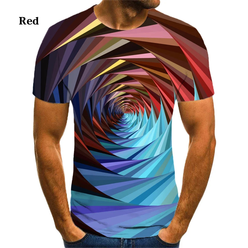 Nytt mode Vertigo Hypnotic Swirl  T-shirt
