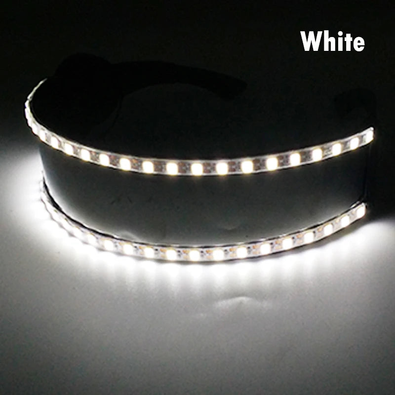 LED-ljusglasögon Glödande självlysande glasögon