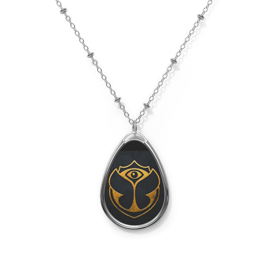 Elegant Tomorrowland-inspirerat ovalt halsband