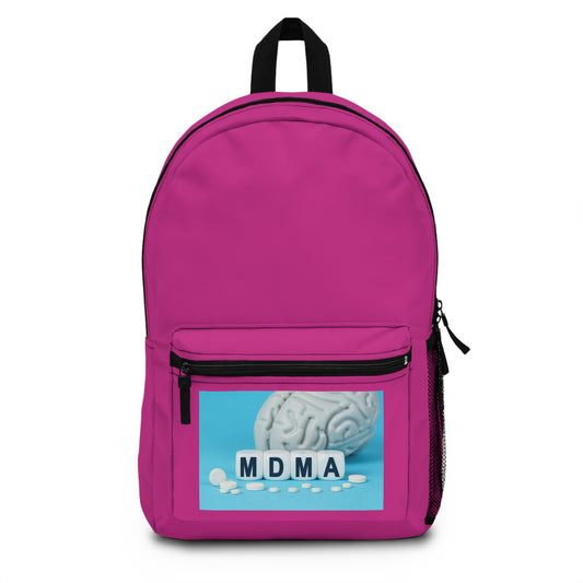 MDMA-inspirerad snygg ryggsäck för trendiga studenter