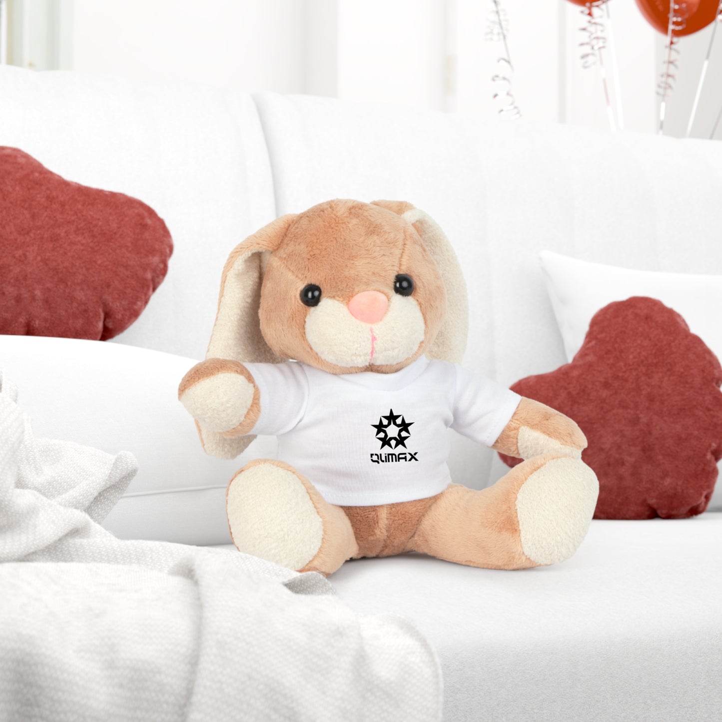 Cuddle Buddy Plyschleksak med anpassad T-shirt / QLIMAX