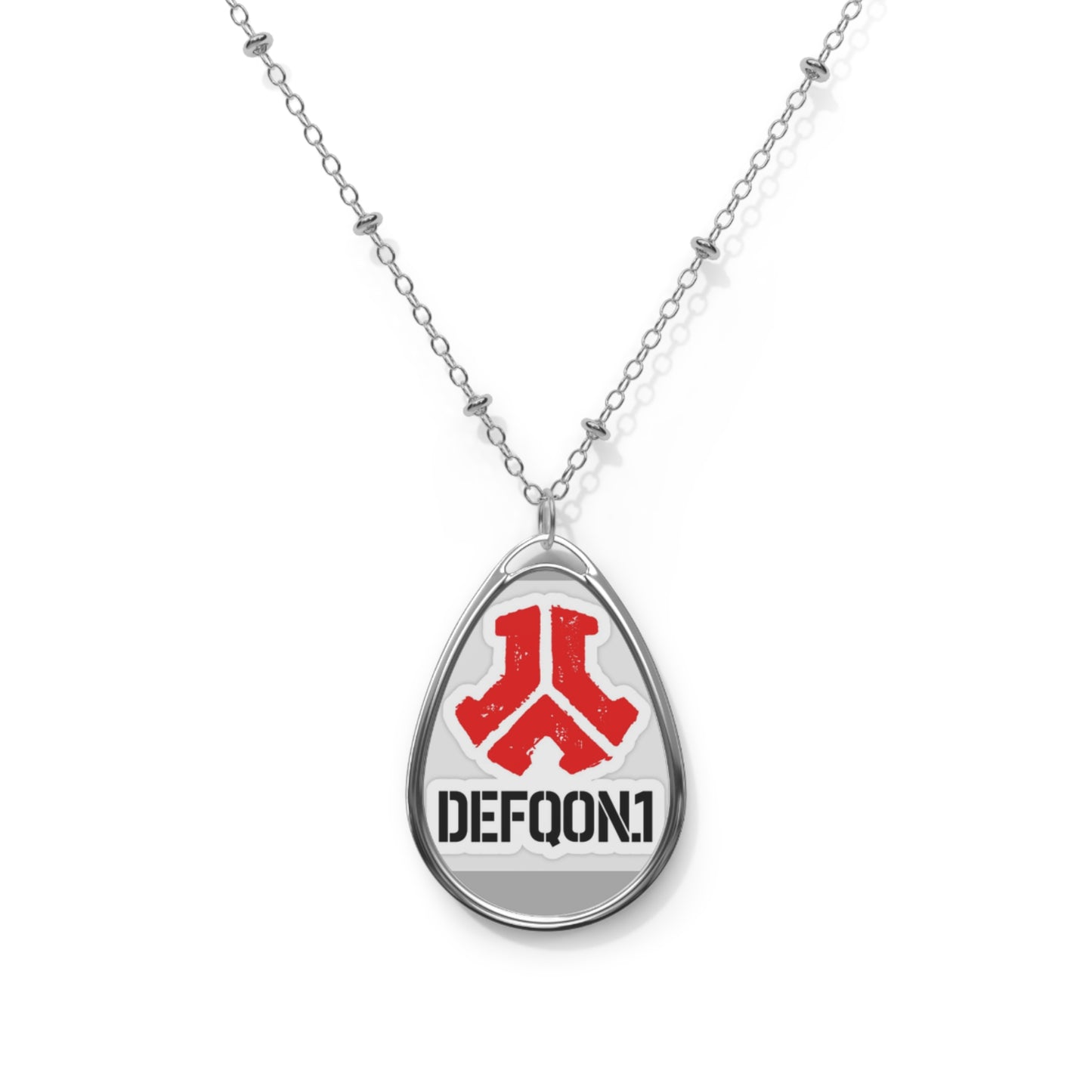 DEFQON.1 Ovalt halsband - Statement Smycken för musikfestivalälskare