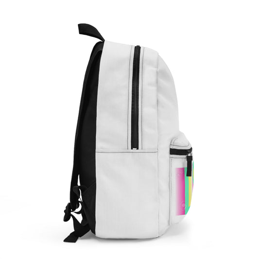 LSD Colorful Graphic Backpack - Snygg och trendig dagsäck för skola och resor