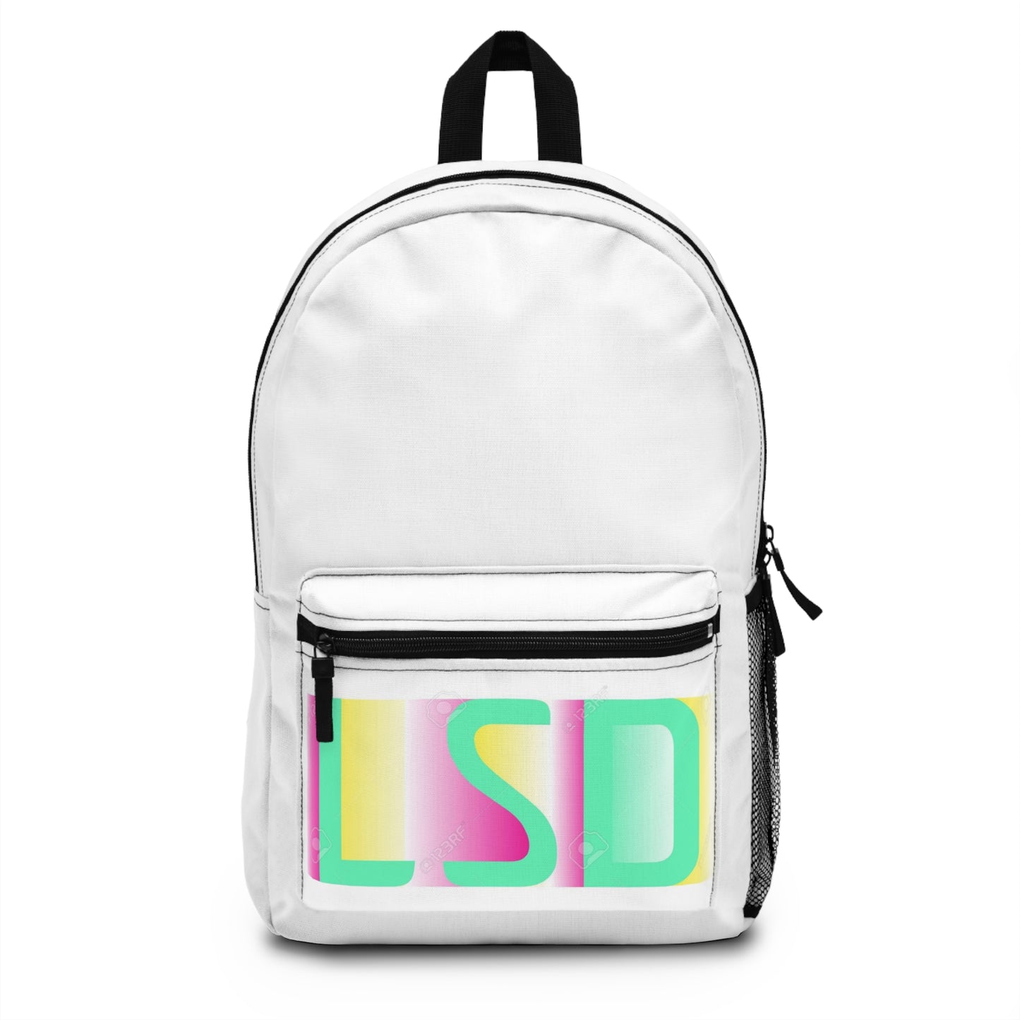 LSD Colorful Graphic Backpack - Snygg och trendig dagsäck för skola och resor
